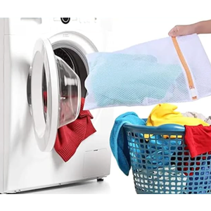 Mesh Underwear Laundry Bag - 40 * 50cm - Foldable Mesh Bag With Zipper - For Underwear Socks Washing Machine Protection Bags Travel Storage
