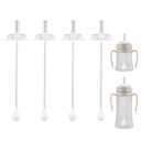 4 Pcs Weighted Straw Replacements for GROSMIMI, Silicone Weighted Straw Replacement Spill Prevention Sippy Cup Accessories Suitable for GROSMIMI Magic Sippy Cup 10/6 oz
