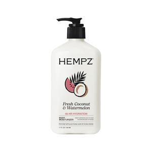 Hempz Body Lotion - Fresh Coconut & Watermelon Daily Moisturizing Cream, Shea Butter Body Moisturizer - Skin Care Products, Hemp Seed Oil - Large (17 Fl Oz (Pack of 1))