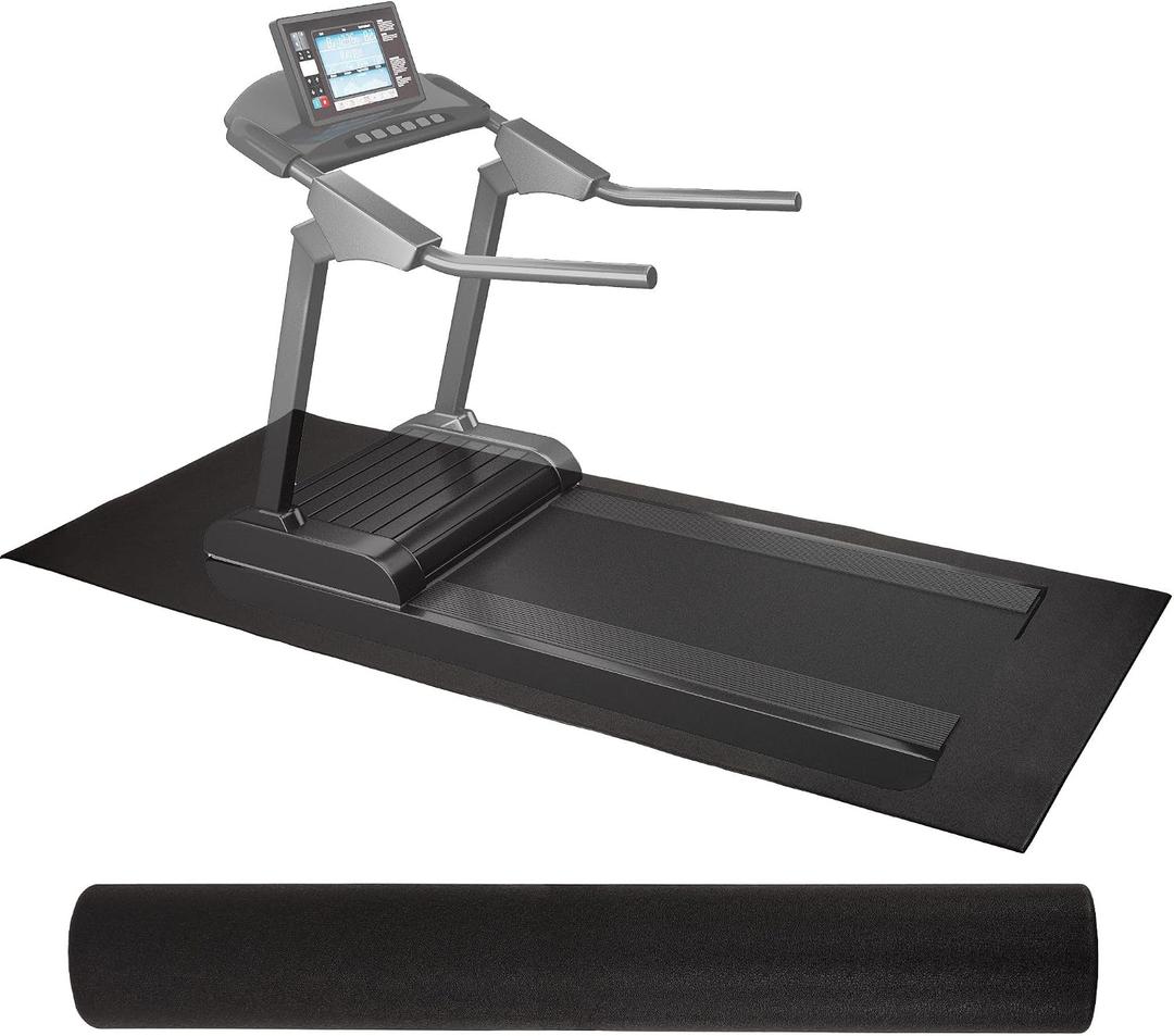 Fitvids High Density Home Gym Treadmill Exercise Bike Equipment Mat, 1/4" Thick, 30" x 60" (2.5 x 5FT)