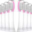Kids Replacement Toothbrush Heads 10 Pack for Philips Sonicare Electric Toothbrush Soft Brush Head for Child 7+ for Boy Girl,Pink (Over 7 Years Old-pink)