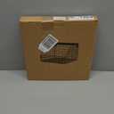 Laundry Room Shelves Wall Mounted with Storage Basket - Farmhouse Stackable Wire Wall Shelves Organizer for Towels, Detergent, Tissues | Space-Saving Over Washer & Dryer(11.8" Wx12 Dx8.5 H)