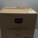 Amazon Basics Plastic Storage Containers with Secure Latching Lids, Stackable Organization Bins, Clear/Grey, 32 Quart, Set of 6