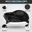 X WING Bike Seat Cover Padded with Memory Foam, Bicycle Saddle Soft for Men Women, Comfort Exercise Cycle Seats Cushion Padded Fits Stationary Bikes, Spin, for Indoor and Outdoor Cycling