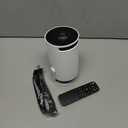 Mini Projector with WiFi and Bluetooth, 4K 1080P Support Portable Projector, 180ANSI, Android 13, Auto Keystone Correction, 30"-200" Screen Video Projector for Laptop, PC, Smartphone