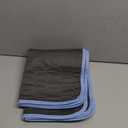 Wnote Leakproof Reusable Underpads (34"x36", 1 Pack) - Washable Stain-Hiding Incontinence Bed Pads, Heavy Absorbency Bedwetting Mattress Protector for Kids & Adults - Dark Gray