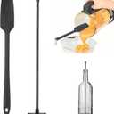 Blender Spatula Set, Under Blade Bottle Scraper and Jar Scraper Blender, Reusable High Heat for Jar, Bottle, et