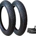 CALPALMY (2 Sets) 12"/14"/16"/18"/20" Bike Replacement Tires and Inner Tubes for MTB, BMX, Kids Bike - Compatible with RoyalBaby, Joystar, Dynacraft and More - Made from Premium Butyl Rubber, 18” x 2.125