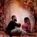 Kate Boho Backdrops Flowers Arch Photo Background Bohemia Style Portrait Photoshoot Backdrop, 7x5ft