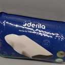 Derila Cervical Queen Size Pillow for Sleeping - Support Pillow for Side, Back, Stomach Sleepers - Contour Best Bed Pillows for Sleeping (1 Pillow | White)