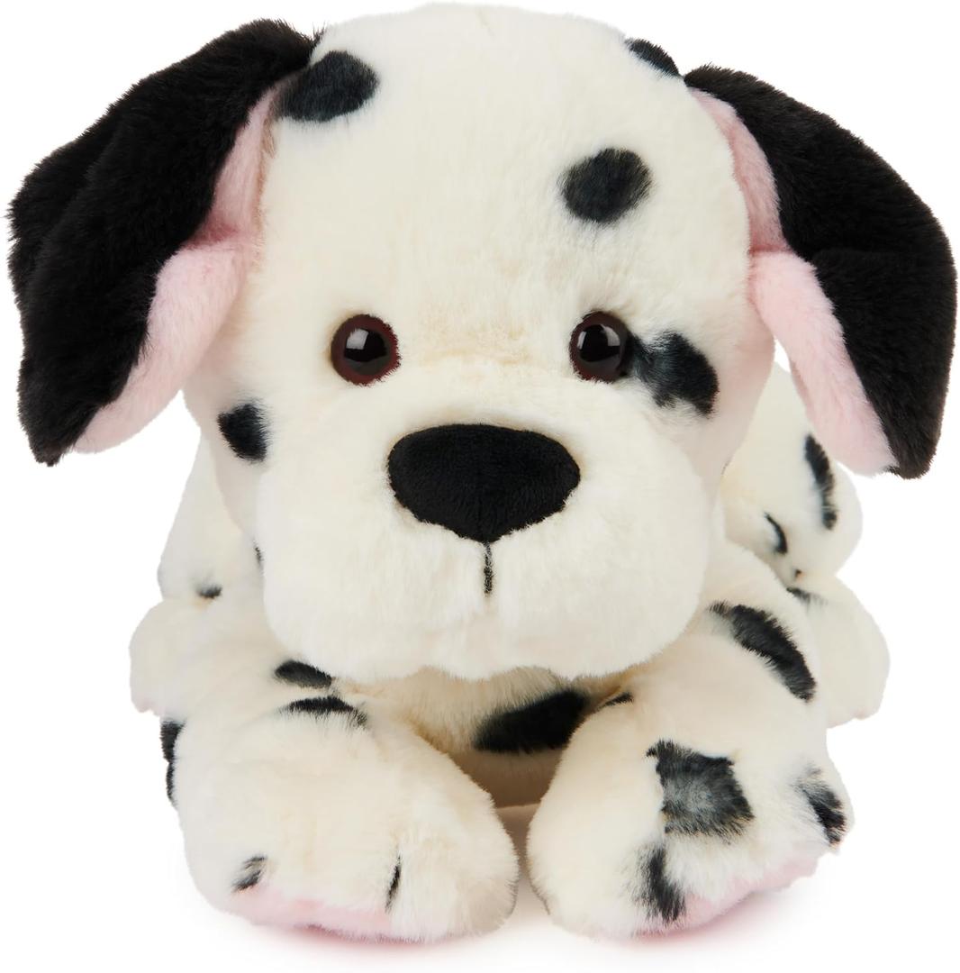 GUND Checkers Dalmatian Puppy Plush, Stuffed Animal Dog for Ages 1 and Up, White/Black, 14