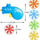 18 Pieces Cat Fetch Toy with Colorful Flying Propellers Set, Cat Playing Tracking Interactive Toys for Kitten Indoor and Outdoor Chasing Training Hunting