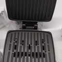 GEORGE FOREMAN Contact Submersible Grill, 5-Serving Grill - Adjustable Temperature Control, Black Plates, Wash the entire grill