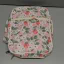 Bible Cover Case for Women Large Bible Cover with Durable Handle Quilted Bible Carrying Case for Girls Bible Study Supplies Accessories (Strawberry Garden, Strawberry Garden)