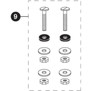 TOTO TTHU833A Mounting Hardware for Toilet N/A