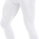 Roadbox 1, 2 or 3 Pack Men's Compression Pants Athletic Base Layer Cycling Tights Leggings for Running Yoga Basketball, XL
