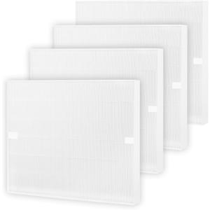 AP-1512HH True HEPA Filter Replacement Compatible with Coway Airmega AP-1512HH Mighty and Airmega 200M Air Cleaner Purifier, Item NO #3304899, 4 Pack HEPA Filter Only