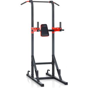 Goplus Power Tower Pull Up Bar Dip Station, Multi-function Dip Bars Stand Workout Equipment for Full-body Home Gym Fitness Exercise Strength Training