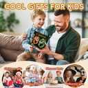 Dinosaur Walkie Talkies for Kids Rechargeable, Wrist Two Way Radios with Flashlight, Long Range Outdoor Adventure Toys,Brown Dino Watch Walkie Talkie Birthday Gifts for Boys Girls Ages 4-12