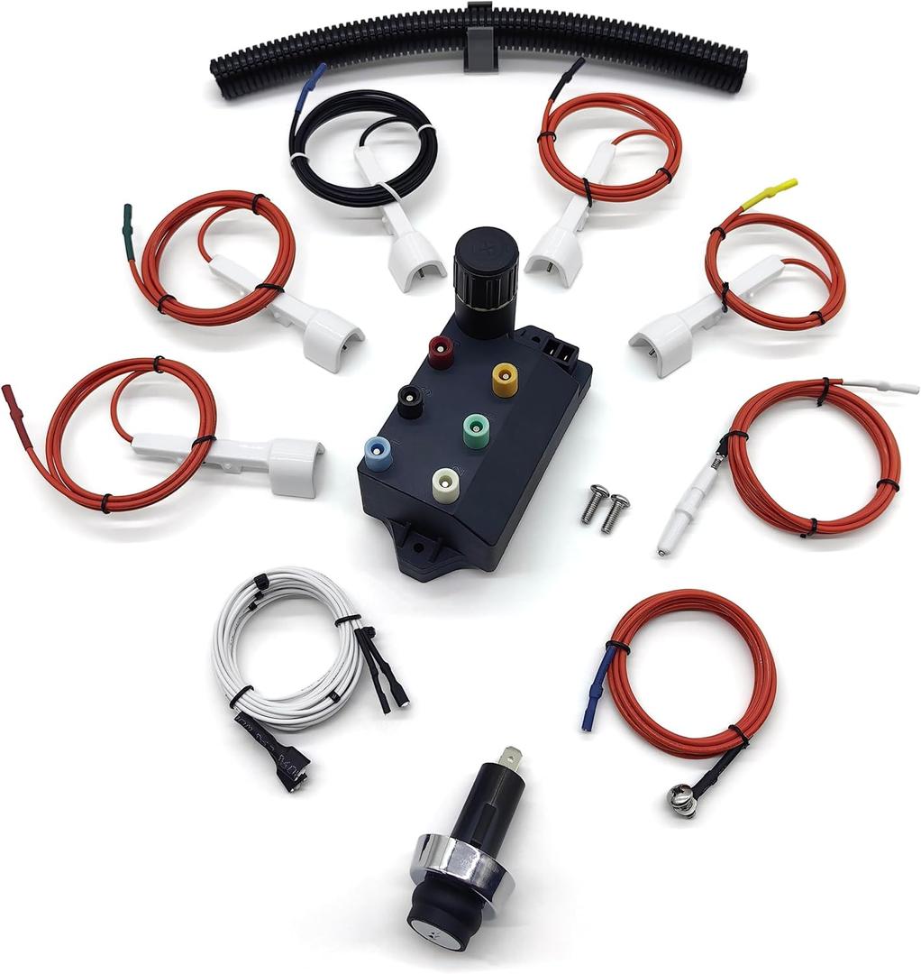 67532 & 67533 Universal Igniter Kit for Weber GS4 Genesis II 330/335 & 430/435 Part, 6-Outlet Ignition System for Weber Genesis II GS4 Grill Part, as E/S-330 335 430 435 Grill Starter Replacement Part