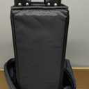 Dream On Me Nest Portable Playard in Black with Carrybag an Shoulder Strap, Lightweight, Packable and Easy Setup Baby Playard, Breathable Mesh Sides and Soft Fabric - Comes with a Removable Padded Mat