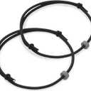 Bracelet Car Window Breaker, Wrist Strap with Tungsten Carbide Bead Vehicle Emergency Self Rescue Tool, Wristbands Breaking Tempered Safety Glass Rapid Escape, 2 Pack