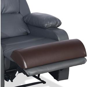 Leather Recliner Leg Rest Cushion, Bolster Foot Pillow for Legs, Recliner Foot Pillow, Multipurpose Half Moon Leg Pillow & Back Lumbar Support Cushion for Bed, Chair, Sofa