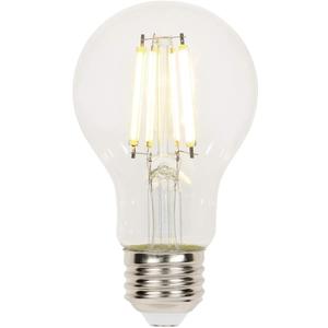 Westinghouse 5316500 6.5 Watt (60 Watt Equivalent) A19 Dimmable Clear Filament LED Light Bulb, Medium Base, Single