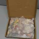 Fangoo 1.5 LB Mixed Sea Shells, 130+ PCS Beach Seashells Starfish Oyster Shells Various Sizes Ocean Seashells for Fish Tank Vase Fillers Beach Theme Party Wedding Decor DIY Crafts Home Decorations