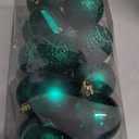 30PCS 2" Christmas Ball Ornaments Shatterproof Dark Green Christmas Tree Decorations Xmas Tree Balls Halloween Ornaments Dcor