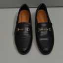 DREAM PAIRS Women's Loafers Penny Loafers Fashion Comfortable Flats Dressy Shoes (8.5, Black-pu)