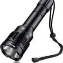 Dive Light, 2000 Lumen Waterproof Flashlight with 5 Modes, Underwater Flashlight with Battery Power Indicator (GN-T45)