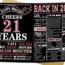 3 x YiKaLus Cool 21st Birthday Gift Card for Him Her, Happy 21 Year Old Bday Gift Ideas for Women Men, Vintage Back In 2005 Party Decorations