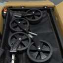 Collapsible Wagon Cart Foldable with 350lbs Weight Capacity, Lightweight Utility Shopping Cart with Wheels, Folding Grocery Wagon Carts Portable for Beach Garden Sports and Camping, Black