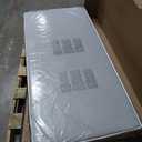 Outdoor 3-Seater Daybed with Cushions, Acacia Wood Frame Patio Lounge Sofa, Slatted Back and Seat, Water-Resistant Cushions, Rustic Wooden Day Bed for Porch, Deck, or Garden, Natural Finish