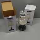 LED Cordless Mini Lamp 5W,3000 mah Battery Operated Lamps,3 Color Temperature Dimmable Table Light,Small Rechargeable Lamp,Kitchen Lamps Countertop,Restaurant (Black,2Pack) (Black-9.8 inch-2Pack)