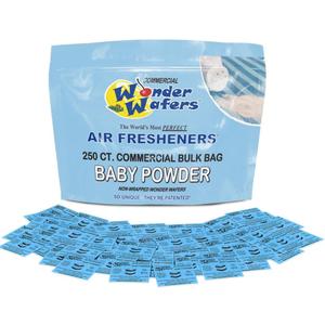 Wonder Wafers 250 Count Unwrapped Automobile Professional Use Air Fresheners Car and Truck Detail (Baby Powder)