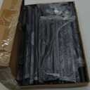 Sywhitta Double Rod Clothing Garment Rack, Rolling Clothes Organizer on Wheels for Hanging Clothes, Easy to Assemble, Adjustable, Black (No mesh)