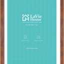 LaVie Home 20x28 Poster Frame Brown, Display Pictures 18x24 with Mat or 20x28 Without Mat, Stable and Sturdy Picture Frame with Polished Plexiglass, Horizontal and Vertical Format of The Wall1 Pack