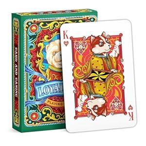 99FOX Loyal Dog Playing Cards for Adults Teens Family Royalty Animal Themed Card Gifts