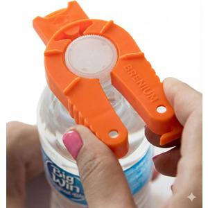 Multifunctional Bottle and Can Opener, Plastic Water Bottle, Twist-Off, Pull Tab Soup, for Weak Hands, Seniors, Elderly, Rheumatoid Arthritis, Bottle Gripper, Ergonomic (Two Pack)