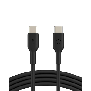 Belkin BoostCharge USB-C to USB-C Cable (1M/3.3ft) for iPhone 16, iPhone 16 Pro, Samsung Galaxy S25, S24, Pixel 9 & 8, iPad Pro, Nintendo Switch 2, Carplay & More – Black