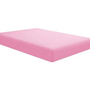 Sfoothome Mattress Sheet Twin Size with Deep Pockets - Soft and Comfortable Microfiber - Fade Wrinkle Resistant, Pink Fitted Sheets