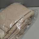 MYSKY HOME Couch Cover 3 Cushion Sofa with Tassel Chenille Sofa Covers Couch Covers for 3 Cushion Couch Sofa Slipcovers for Sectional l Shaped Couch Dogs Protector Furniture Covers, 91" X150", Khaki