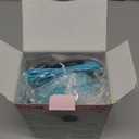 Riwbox WT7S Kids Bluetooth Headphones, LED Light Up Wireless Foldable Stereo Headset with Microphone and Volume Control for PC/Tablet/TV/Travel (Blue)