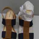 LifeStride Womens Tallulah Espadrille Wedge Sandal Navy/Tan 6 M