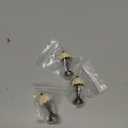 LOGOFUN 3pcs Miniature Lamp Dollhouse 1: 12 Scale Mini Table Light Model Tiny Floor Lamps for Micro Landscape Furniture Accessories