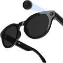 Smart AI Glasses with 80MP HD Camera, 1080P Video, Bluetooth/Wi-Fi, Voice Control & AI Recognition Lightweight Hands-Free Glasses for Photography, Recording & TranslationT6 Polarized Lense