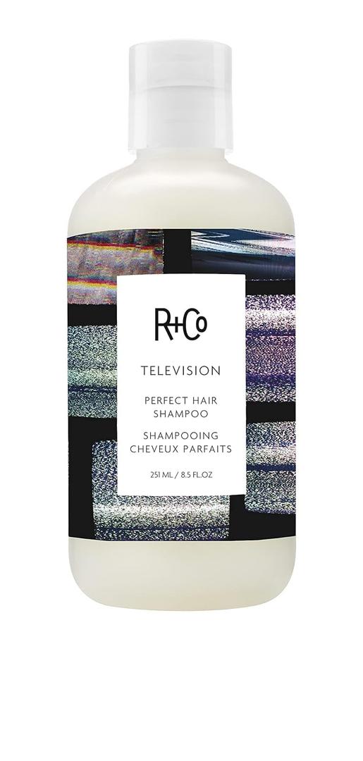 R+Co TELEVISION Perfect Hair Shampoo  Hydrating & Smoothing Hair Cleanser, Adds Shine & Softness, All Hair Types (8.5 Ounce)