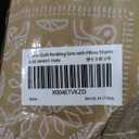 palassio Beige Queen Size Quilt Set, Muslin Cotton Shell Down-Alt Poly Filling, Soft Shabby Chic Rustic Farmhouse Country Bedspread, Lightweight Textured Gauze Coverlet, Lightweight Bedding, 2 Shams 